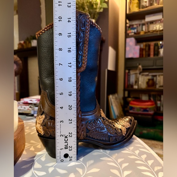 Old Gringo Wyoming Rare Hand Tooled Western Boot in Size 7. NIB - Picture 13 of 14